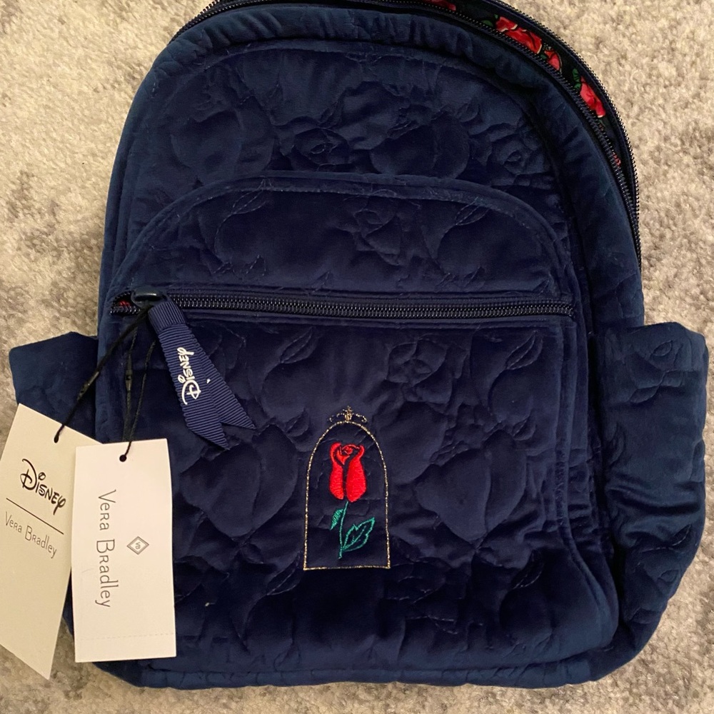 Rare Vera Bradley beauty and the beast mini backpack